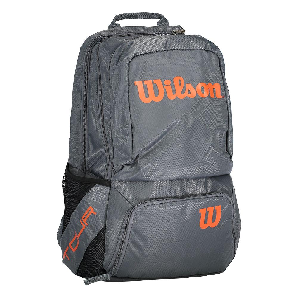 wilson tour backpack grey