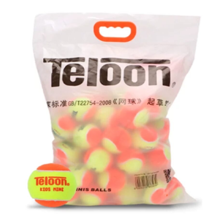Teloon Tennis Ball Stage 2 Orange Half Kids Mini / ITF Approved