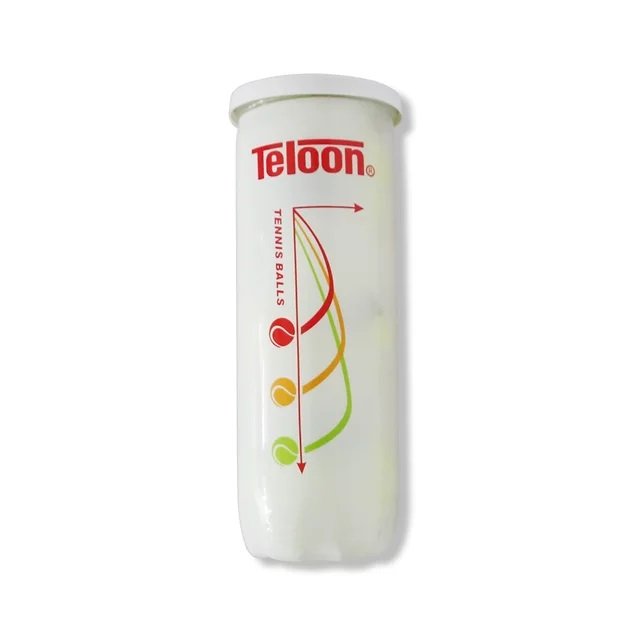 Teloon Tennis Ball Stage 1 Green Dot Kids Junior / STA U10 Official Ball / ITF Approved / 3 Balls/Tube (24 Tubes) - Image 3